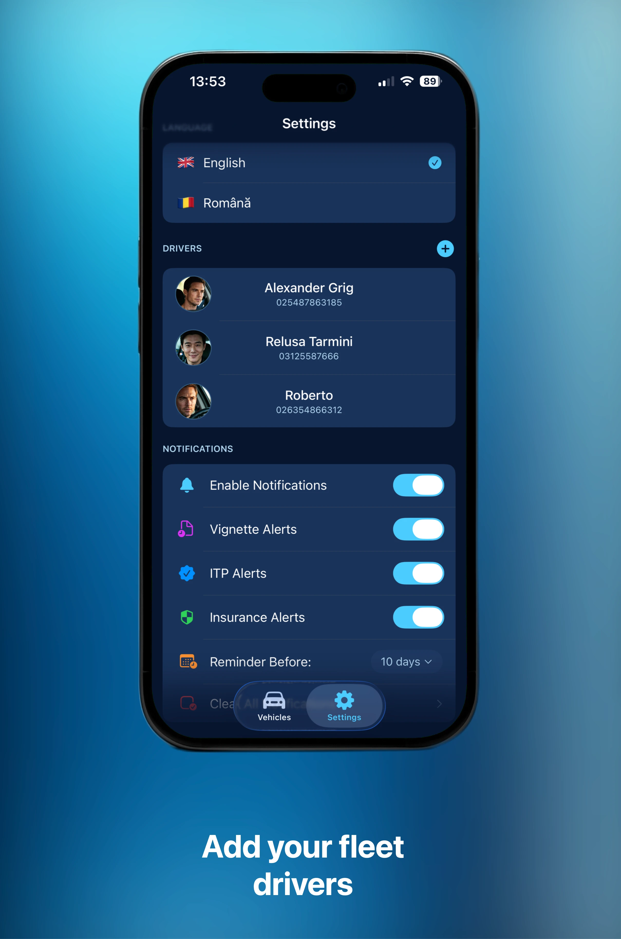 CarEvidence - Vehicle details
